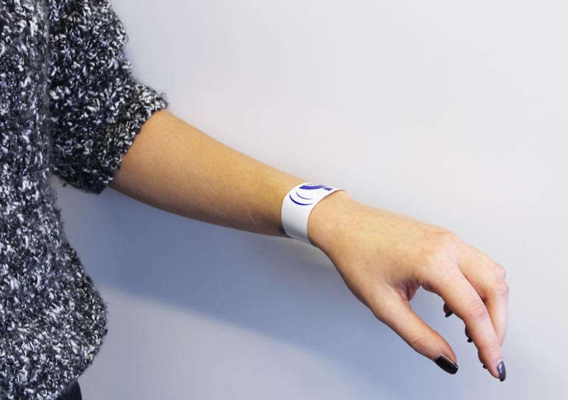 Wristband braccialetto RFID per identificazione